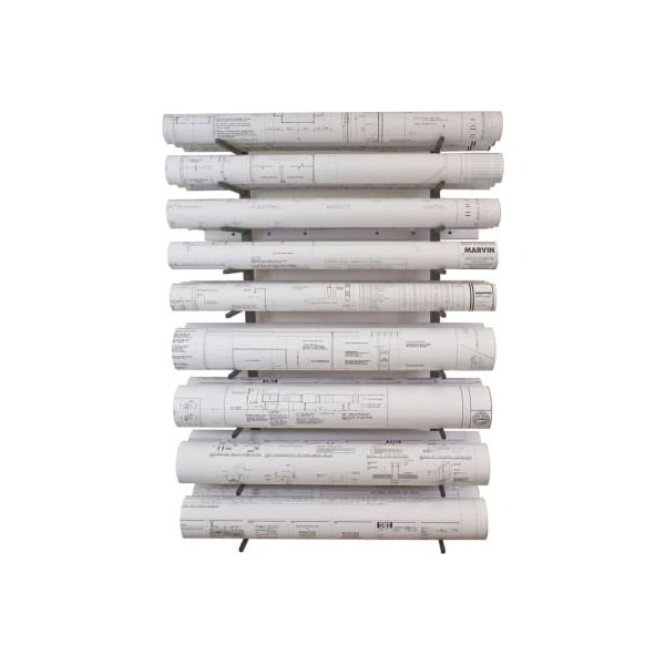 Brookside Design, Llc VisiRack‚Ñ¢High Cap. Blueprint Storage Roll